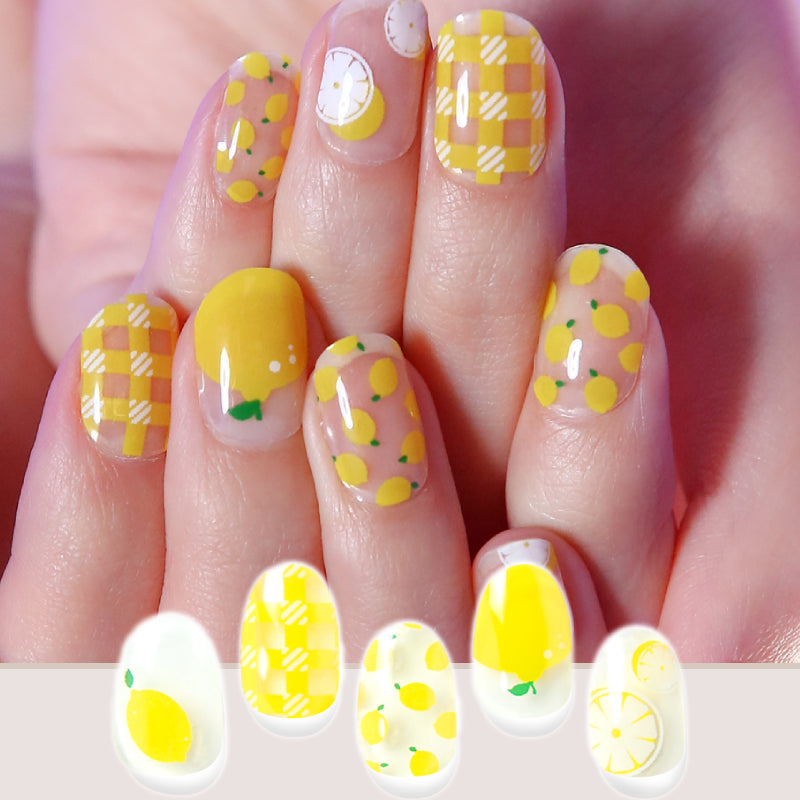 Lemon Drop|Nail Sticker|Perfect Cured Gel