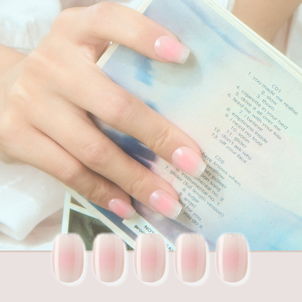 N Love Potion Nail (Round Square)*中長| 半固化凝膠硬甲片|指甲貼|Nail Tip