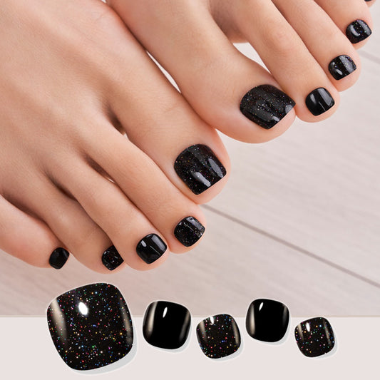 Opal Black(I)|Toe Nail Sticker|Solar Gel