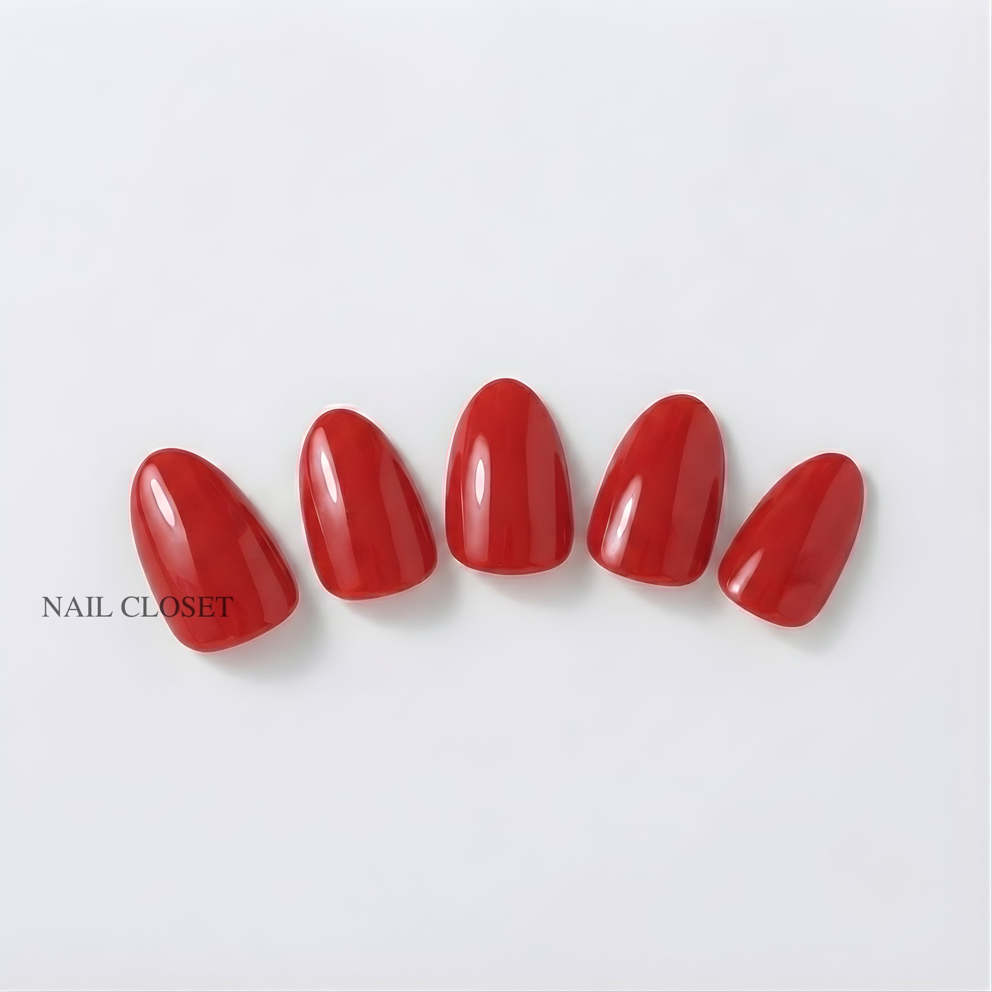 Premium Red presson nails