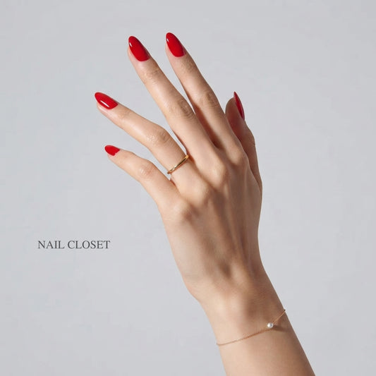 Premium Red presson nails