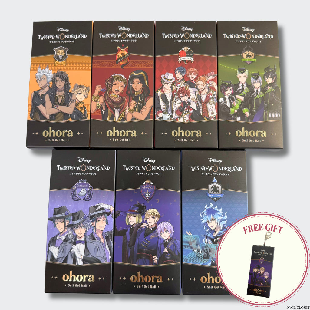 ohora 迪士尼扭曲仙境神秘套裝 隨機甲貼 限定吊飾