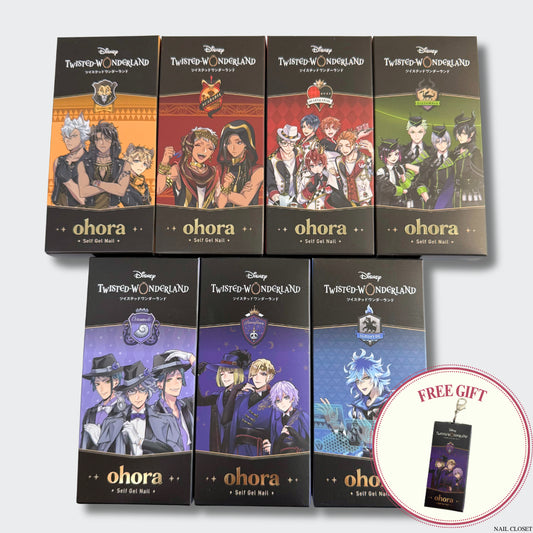 ohora 迪士尼扭曲仙境神秘套裝 隨機甲貼 限定吊飾