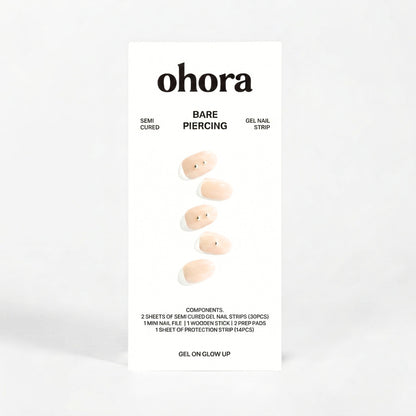 ohora Gel Nail Wraps Nude worldwide shipping