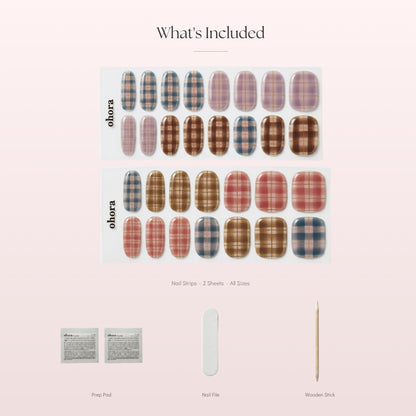 Autumn nail wraps
