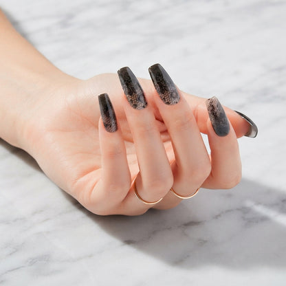 Black Lace Nail Wraps