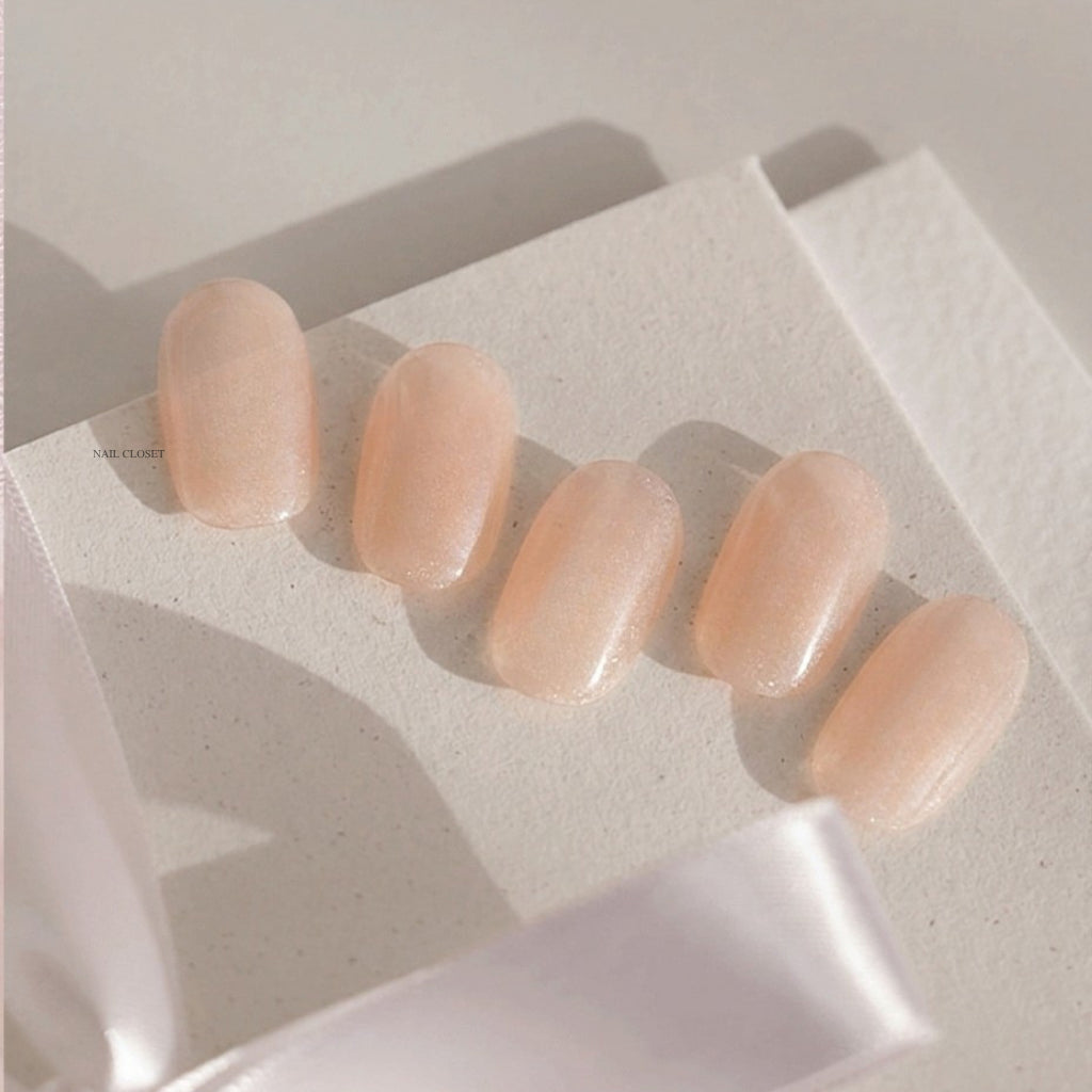 nude nail wraps
