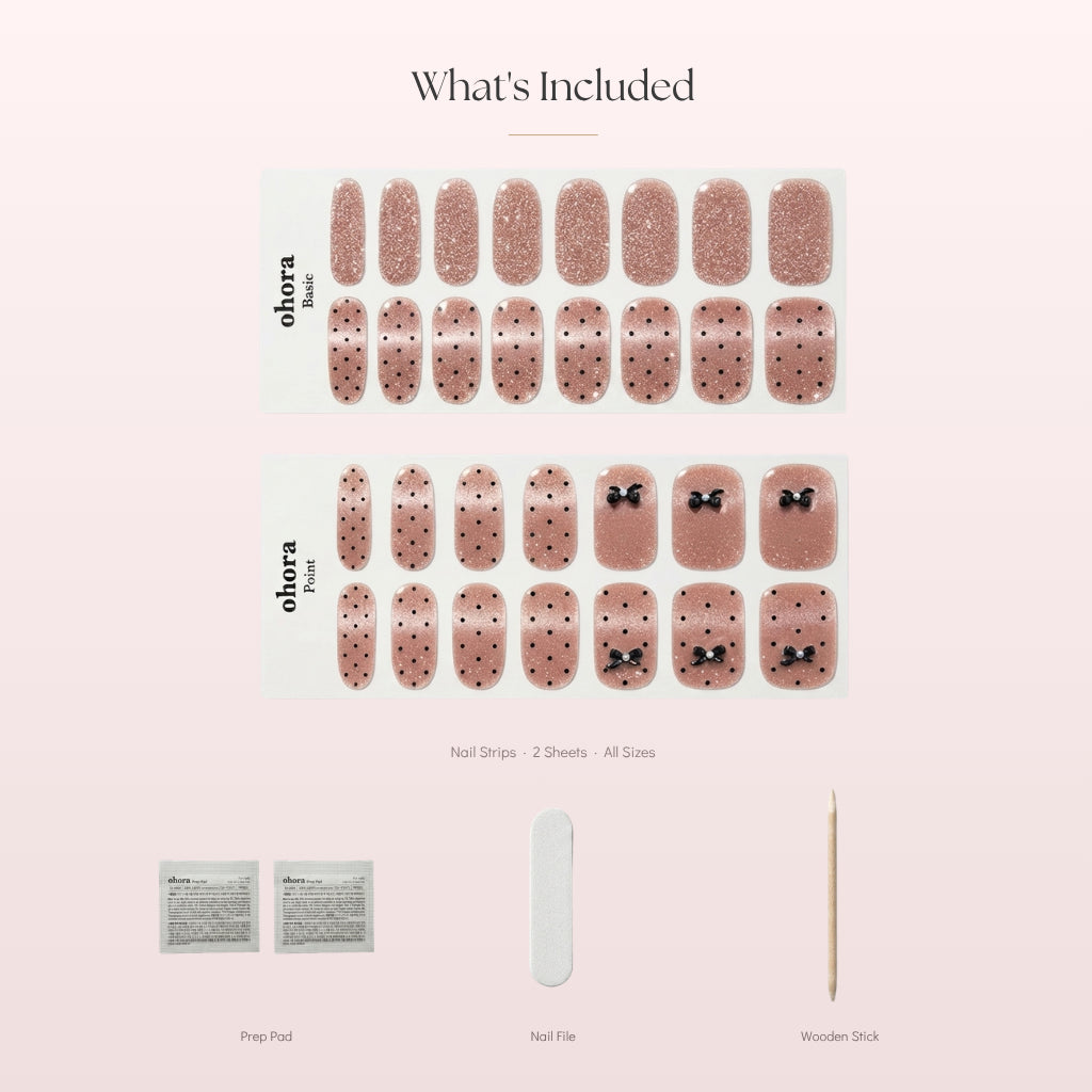 dusty rose nail wraps