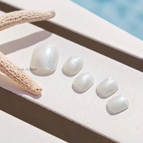 UV gel toenail stickers