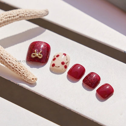 Peel and stick pedicure