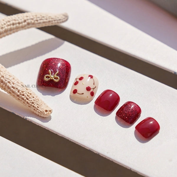 Peel and stick pedicure