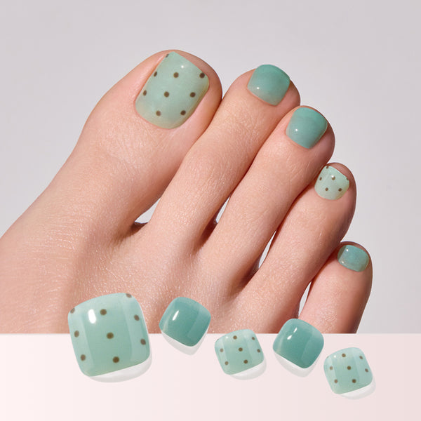 Semi cured toe nail wraps