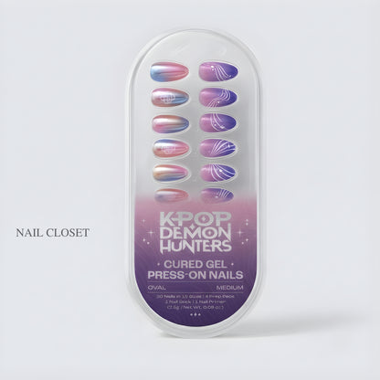 KPop Demon Hunters x ohora nail collection worldwide shipping