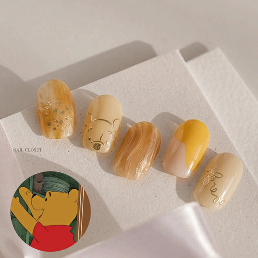 Disney Winnie the Pooh Nail Design