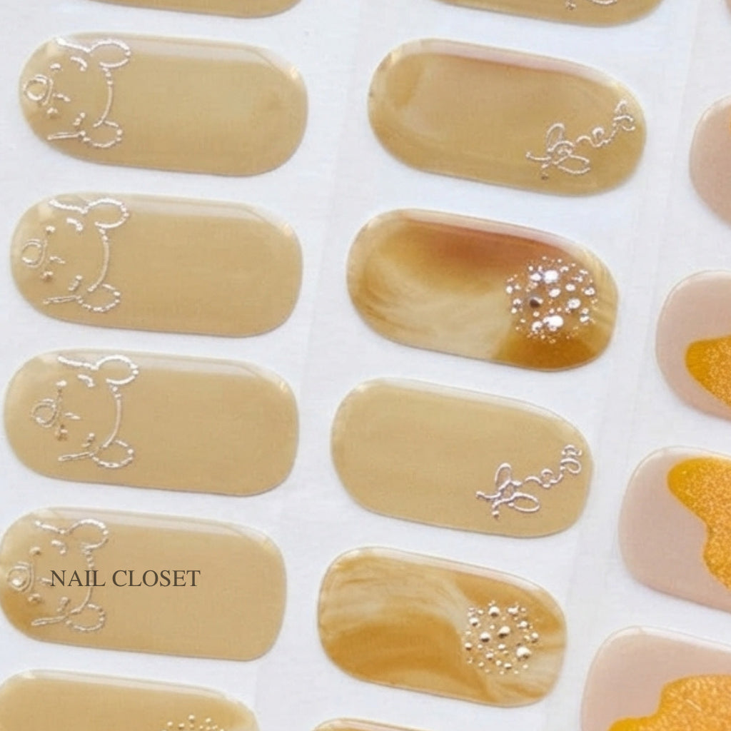 Disney Winnie the Pooh Nail Design