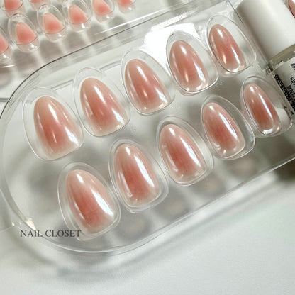ohora mirror effect press-on nails
