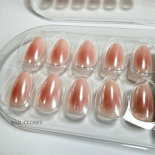 ohora mirror effect press-on nails