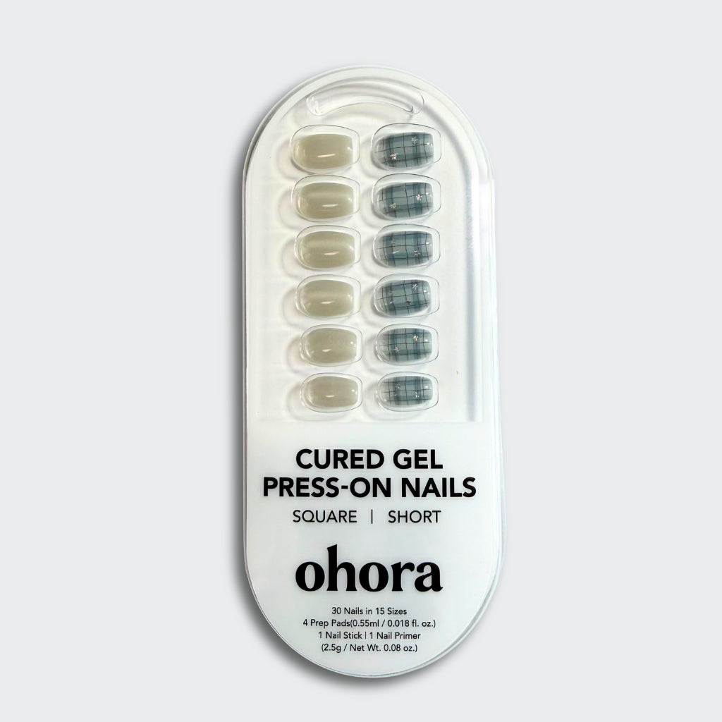 ohora short square press-on nails