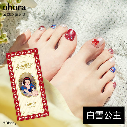 Ohora Japan Disney|P Snow White's Tale |   白雪公主腳甲貼|腳甲貼|Semi Cured Gel