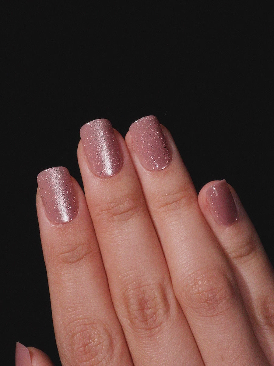 裸色貓眼穿戴甲