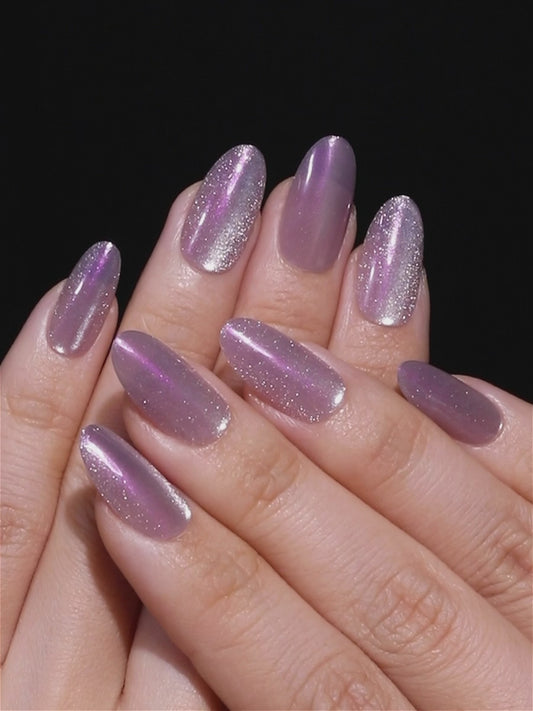 Finger Suit Indigo Flow Nail (Oval) | 穿戴甲| Press On Nail