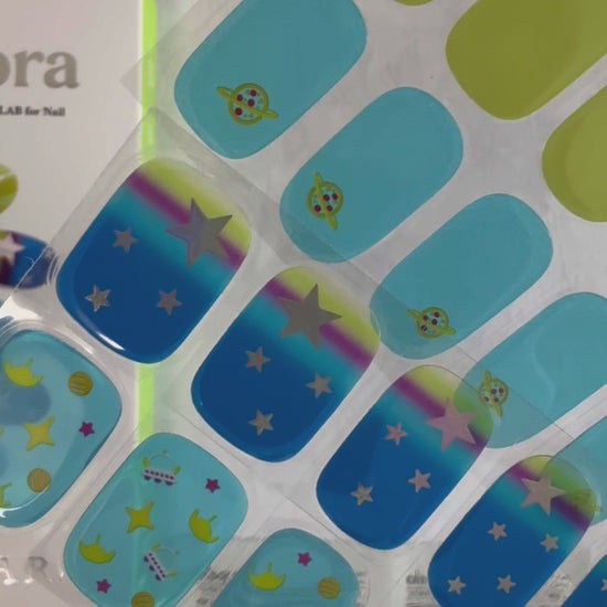 ohora Disney Alien Gel Nail Wraps