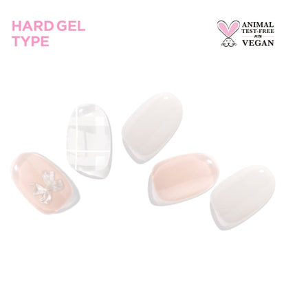 White Chiffon Ribbon|Nail Stickers|Hard Gel